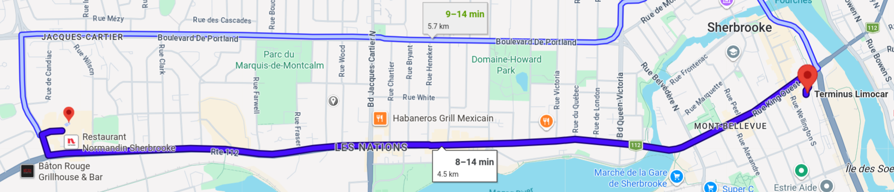 Terminus Limocar to Delta Hotel